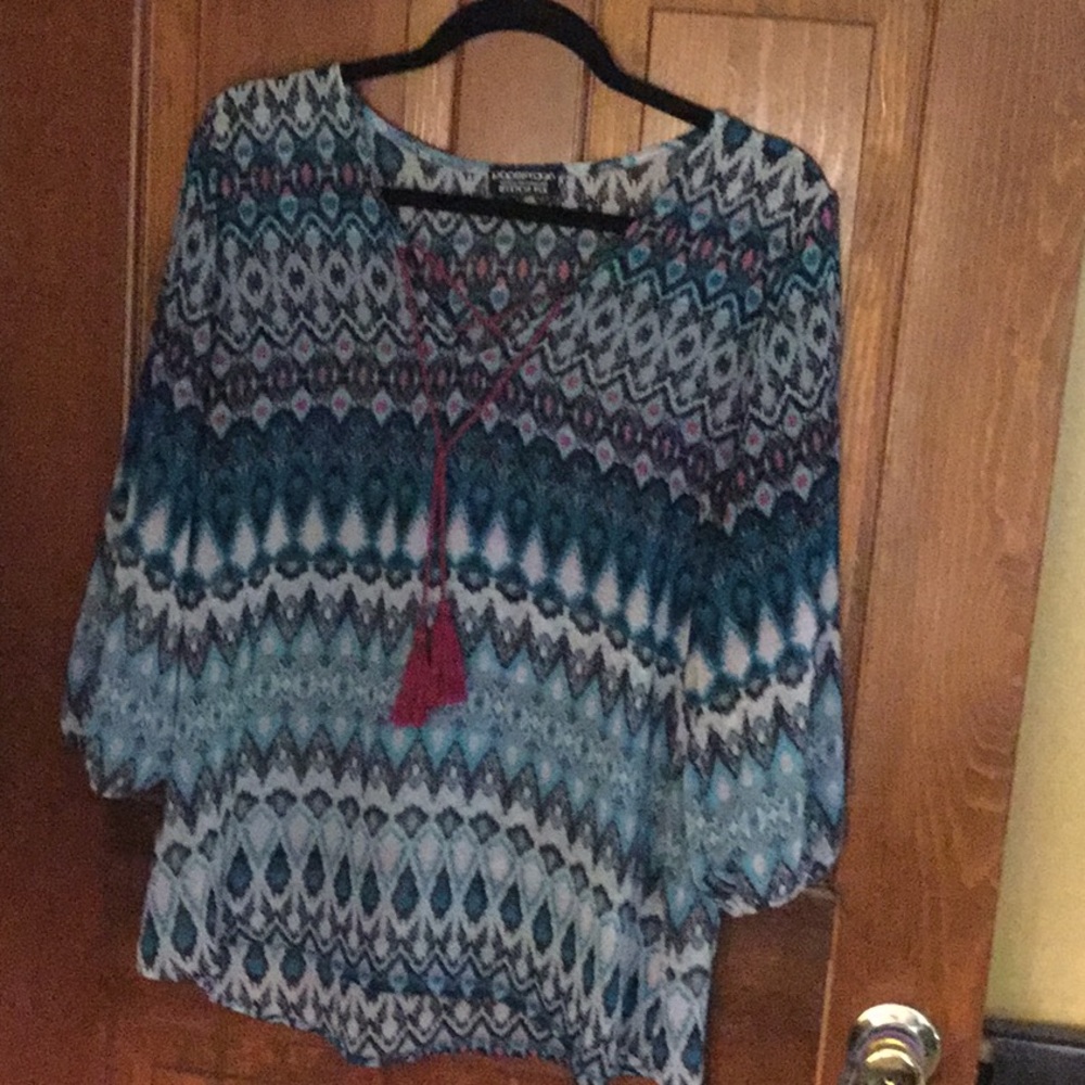 Sheer summer tunic